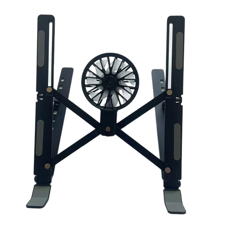 Cross-Border Laptop Stand Bracket Desktop Plus Heightening Radiator Folding Portable Support Tablet Fan