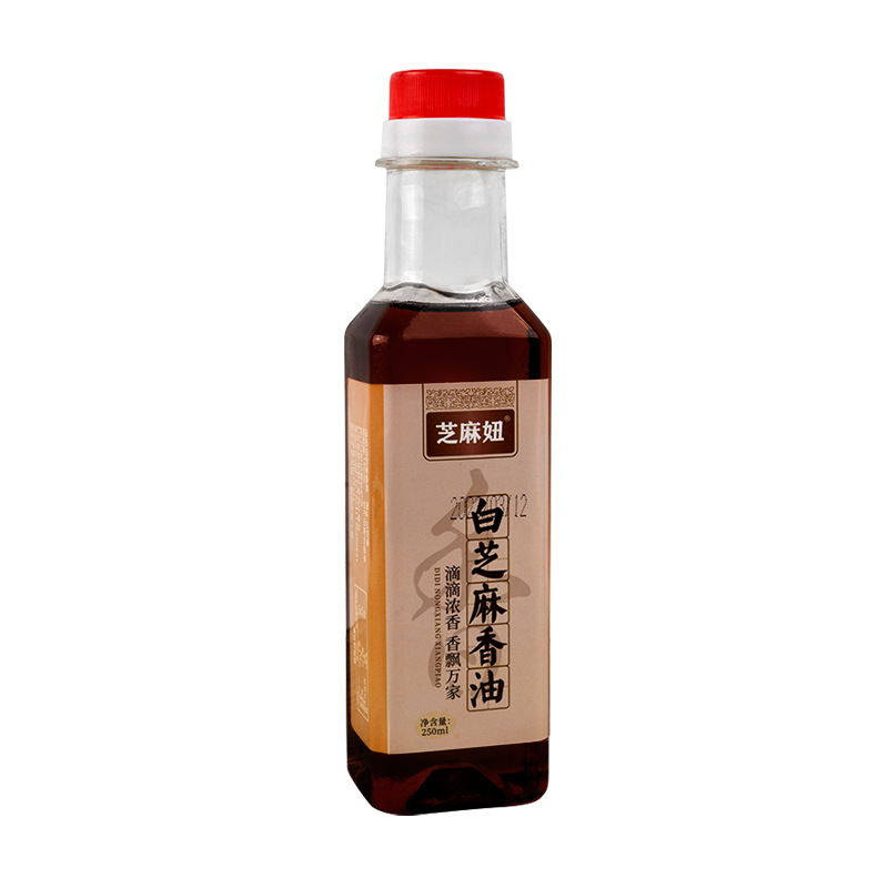Black Sesame Oil, Small Ground Sesame Oil, Sesame Oil, Farm-Made, Henan Specialty, Household and Commercial Manufacturer, Ready for Delivery