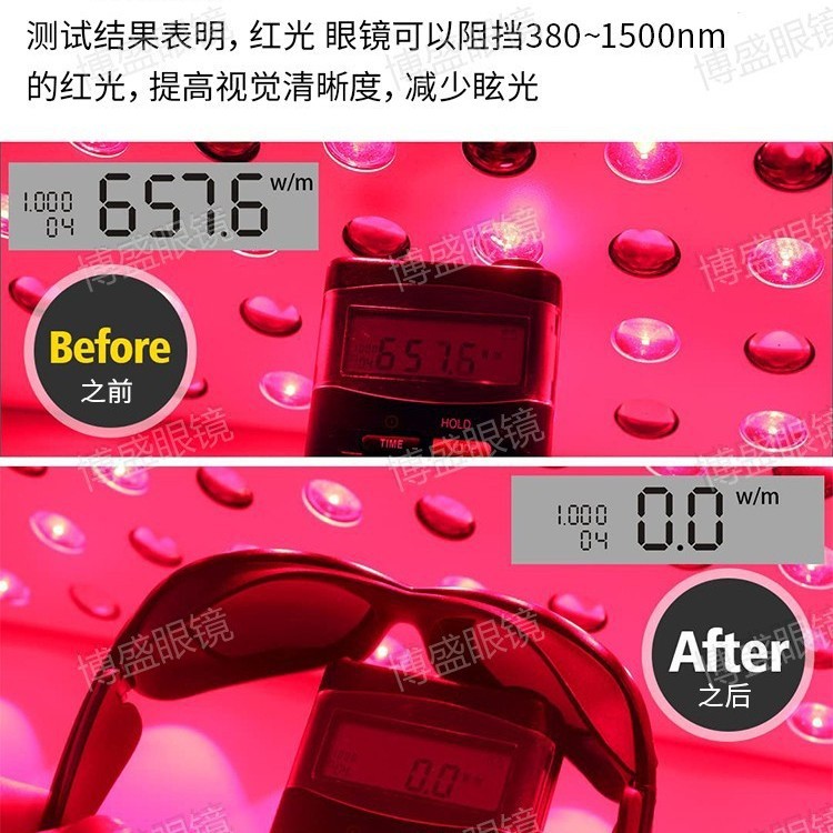 Physiotherapy Lamp Protective Glasses Uv400 Anti-Uv Beauty Instrument Anti-Glare Red Light Glasses Tanning Goggles