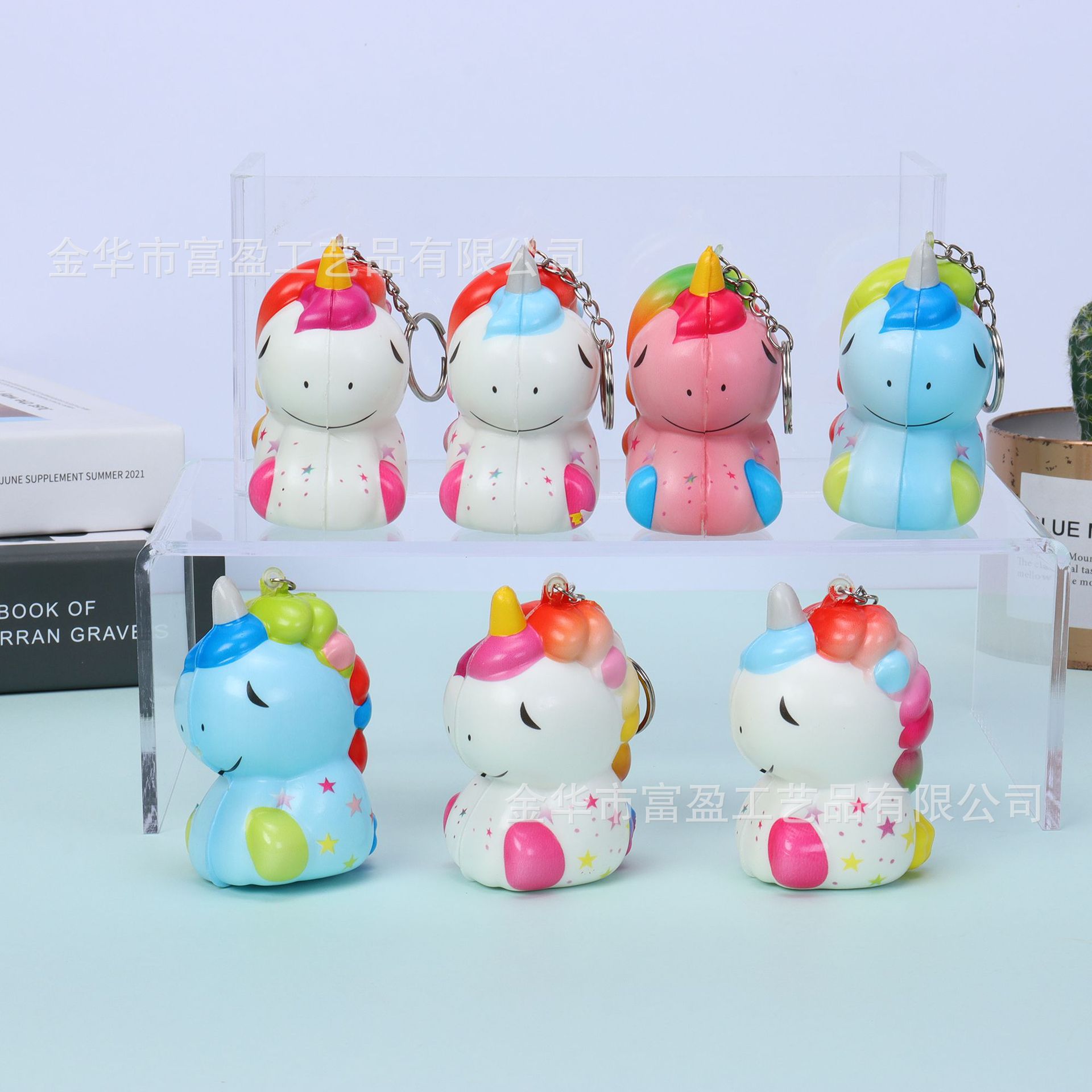 Новая мультяшная игрушка в виде единорога, музыкальная игрушка для снятия стресса с медленным восстановлением, оптовая продажа