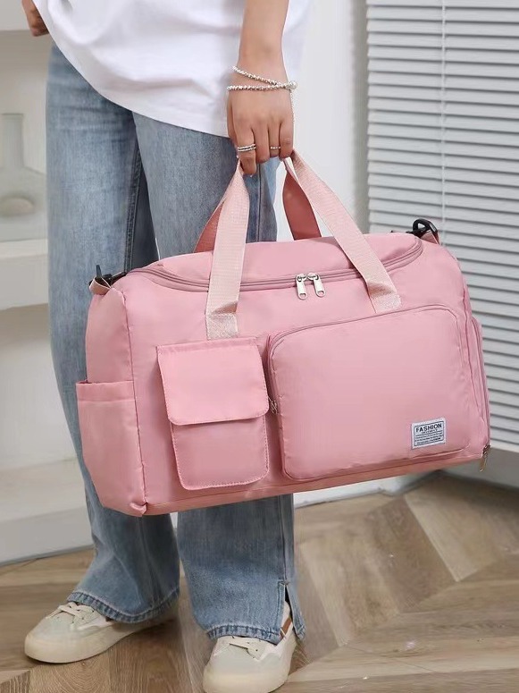 Factory wholesale fitness bag with shoe warehouse large capacity duffel bag sports portable shoulder bag travel short distance travel bag