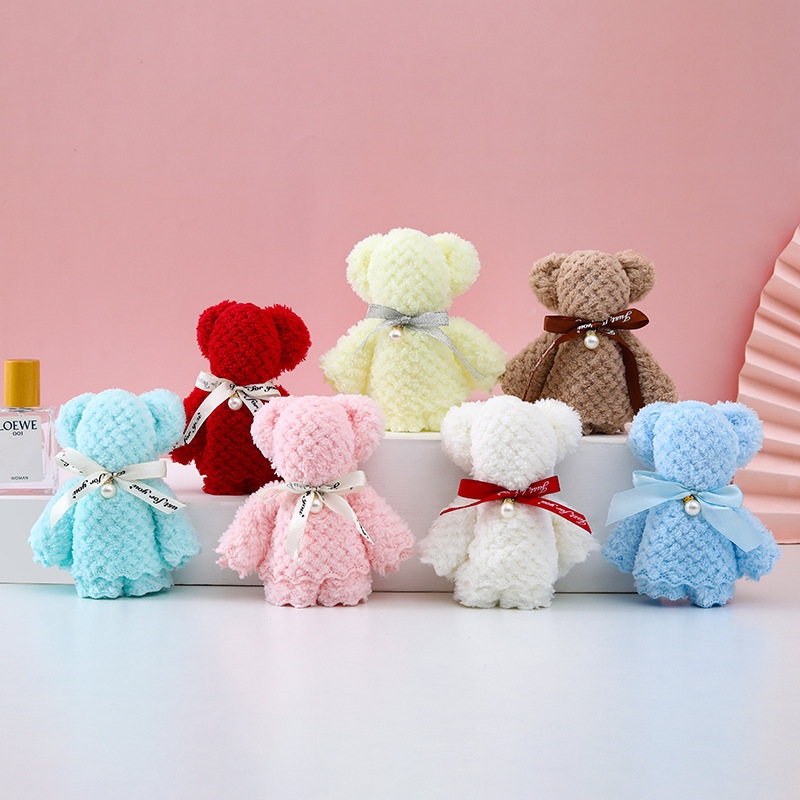 Полотенце из кораллового флиса с принтом ананаса и перламутровым медведем, сувенир на открытие, подарок на день рождения, на свадьбу, для празднования, подарочное полотенце