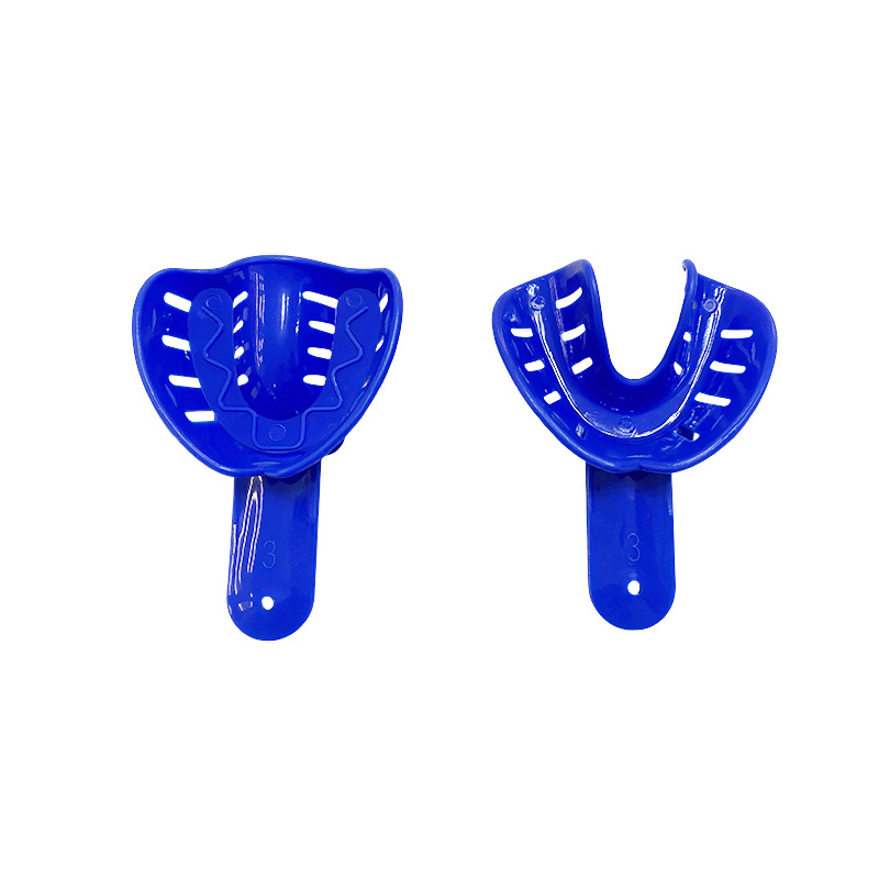 Dental Materials Disposable Dental Trays Colorfulful Plastic Dental Trays Adult and Kidsren Oral Impression Material Model Trays