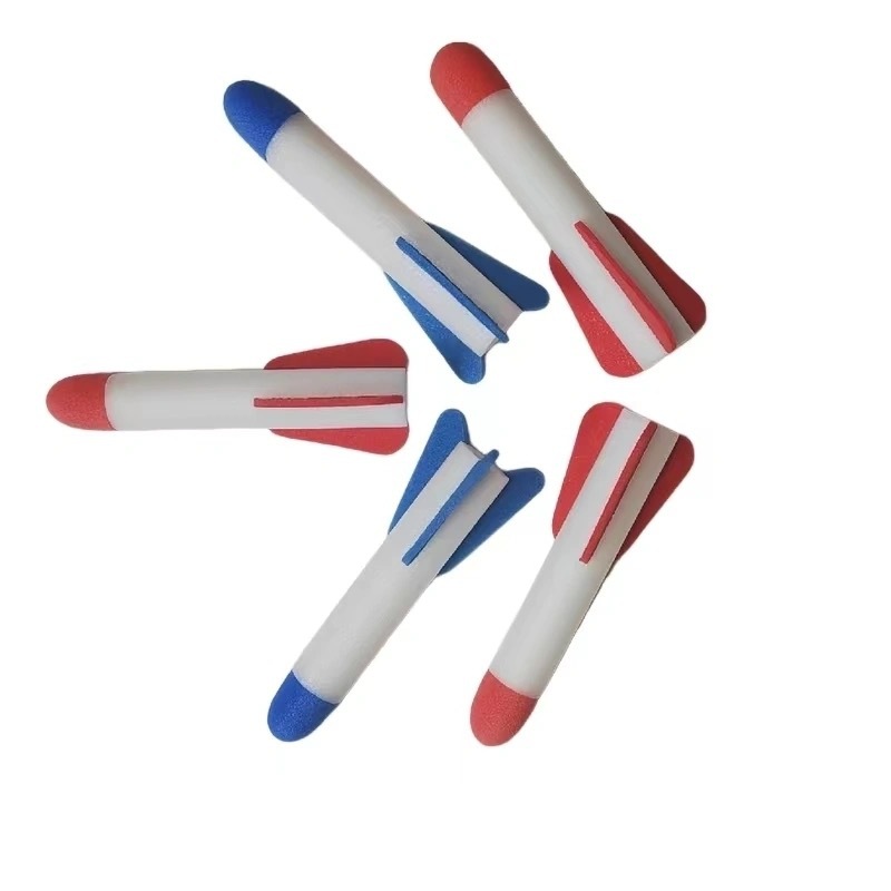 Soaring Rocket Launcher Bullet Soaring Cannon Kidsren's Foot-Operated Air Bag Eva Rocket Outdoor Sports Toy Foot-Operated Launch