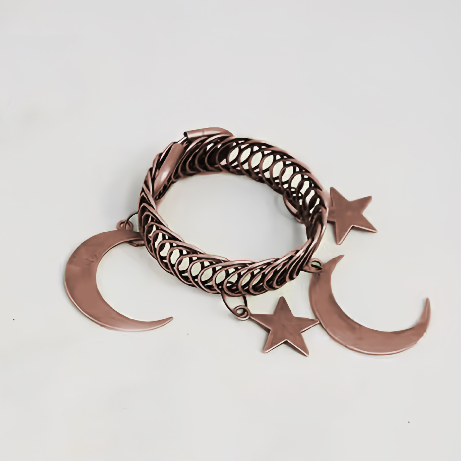 Cross-Border Hot-Selling Simple Star and Moon Spring Ring Curtain Straps for Home Bedroom and Living Room Curtain Buckles Wholesale