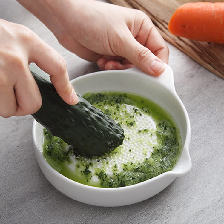 Ceramic baby food supplement grinder baby food grinding bowl manual vegetable fruit puree cooking machine food supplement tool