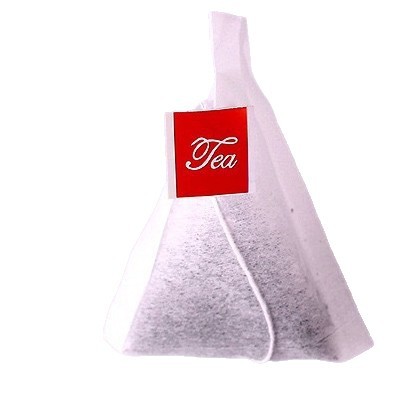 Oem Customized Biodegradable Disposable Non-Woven Drawstring Thread Label Corn Fiber Triangular Tea Bag Health Tea
