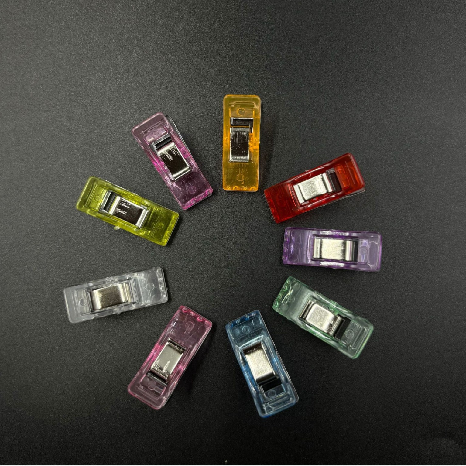 Клипса для подшивки из белого и красного пластика, длинный хвост, крепкая клипса для позиционирования патчворка 27*10