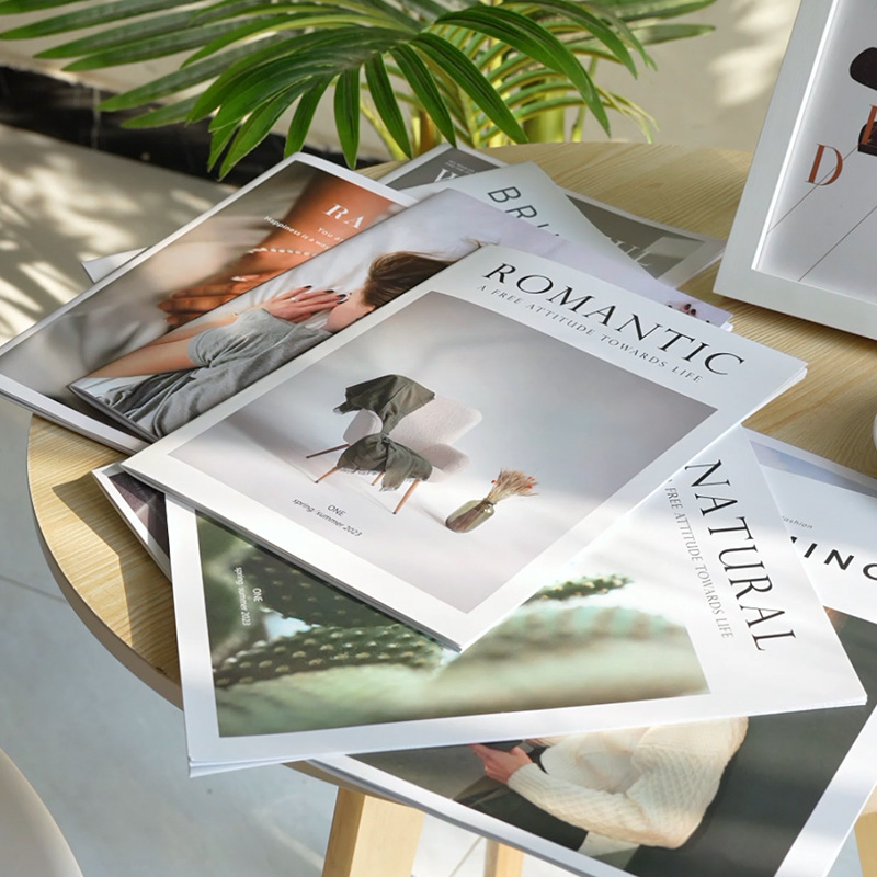 ins style simple English magazine shooting background live photo props Street shooting model house homestay decoration ornaments