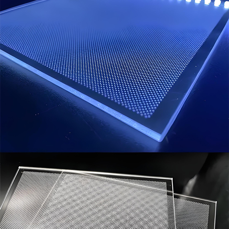 Diffusion plate light guide plate reflective paper three-piece finished lamp bar hotel colorful control light guide plate ceiling lamp