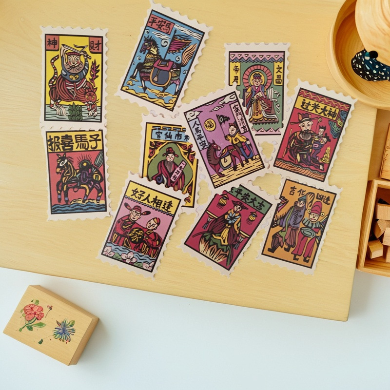 Yunnan Creative Jiama Cultural and Creative Edition Print Stickers Memo Paper Planner Phone Case Decoration Bookplate Creative Planner