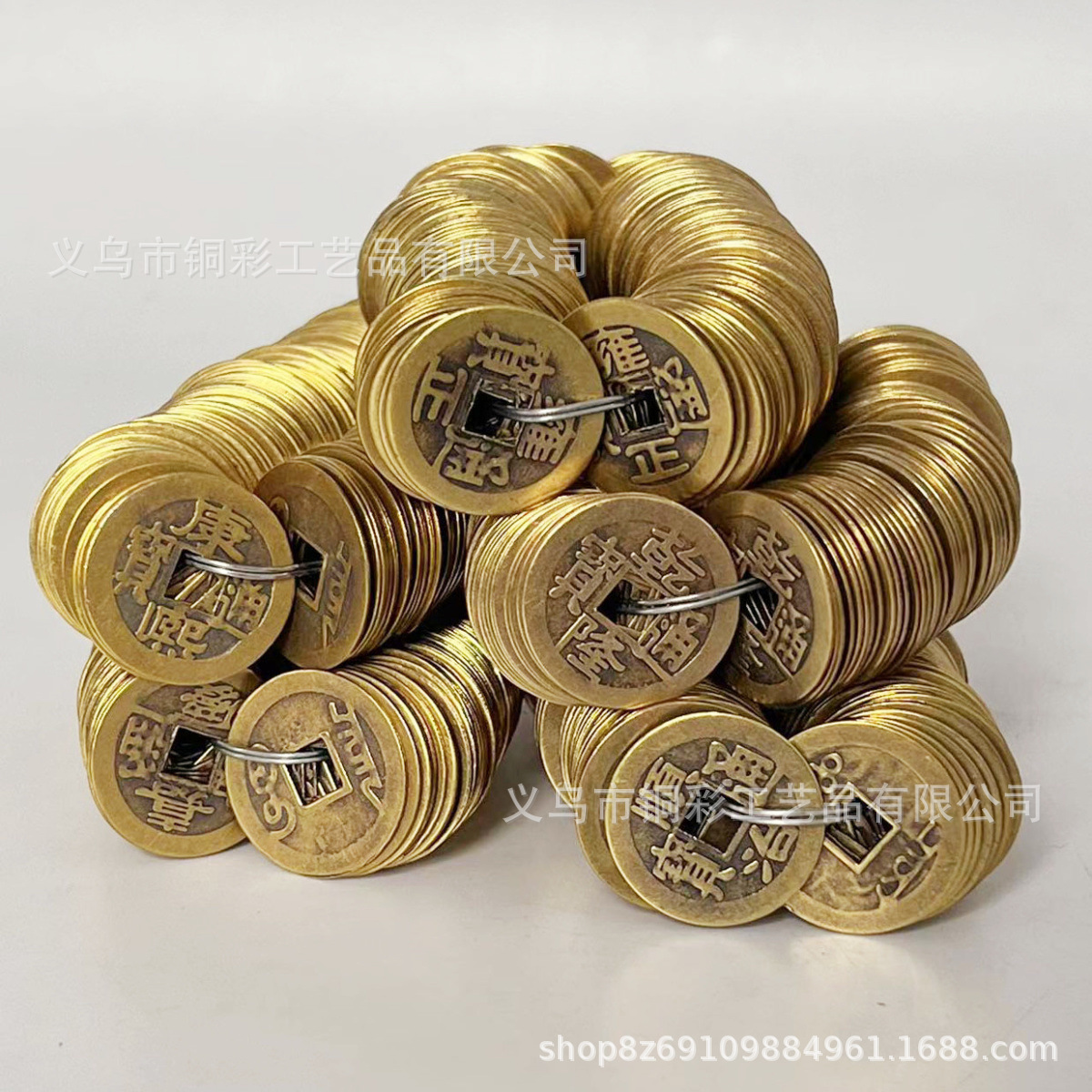 Монета Пяти Императоров 2.3 см из латуни, медная монета 23 мм, пресс для монет, специальные аксессуары для ключей для привлечения богатства и сокровищ