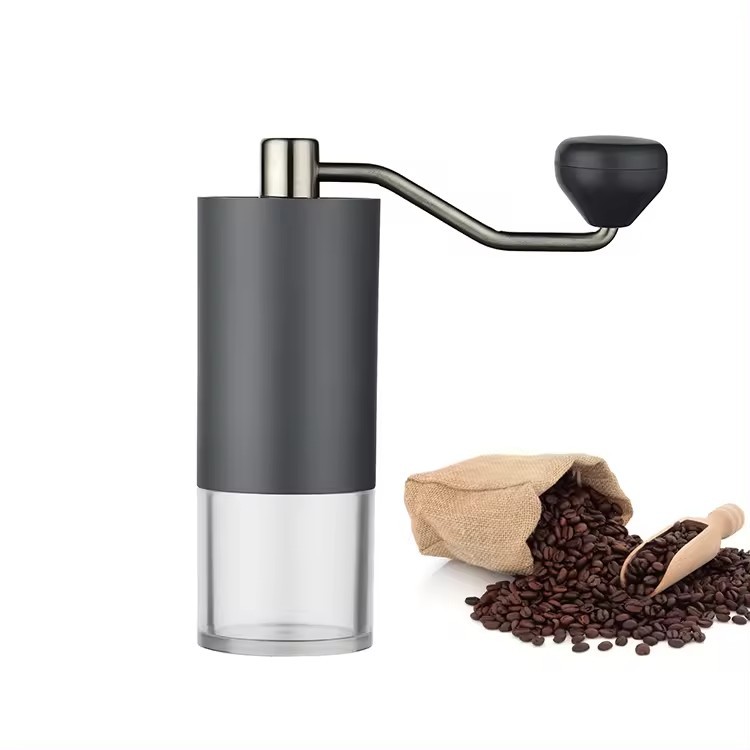 Manual Grinder Portable Bean Grinder Fine Grinding Hand Coil Household Stainless Steel Coffee Bean Grinder Wholesale
