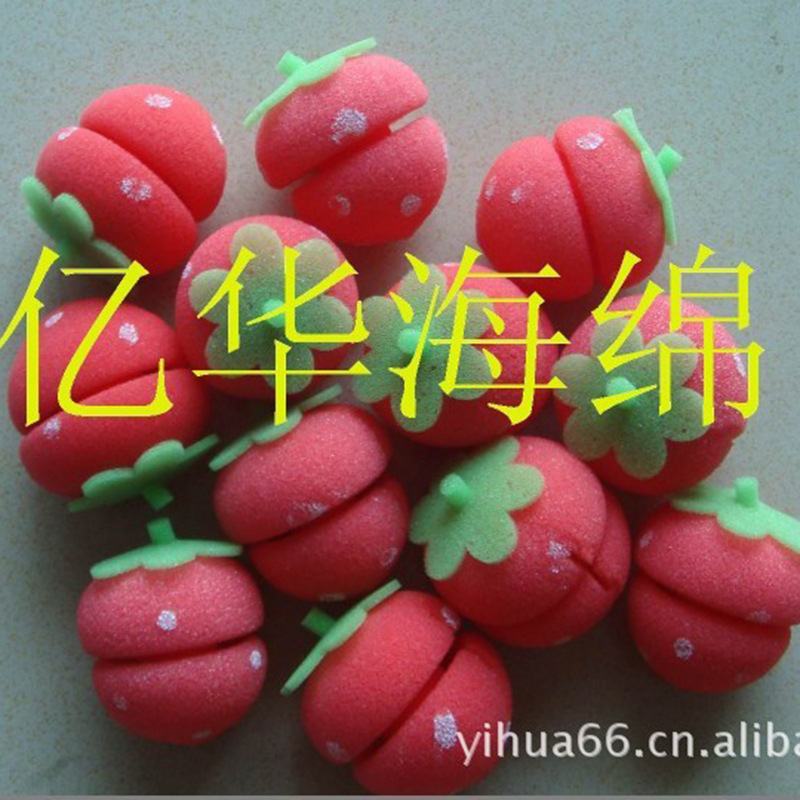 Supply color sponge roll serve sleep available sponge sponge roll serve lazy big wave curler