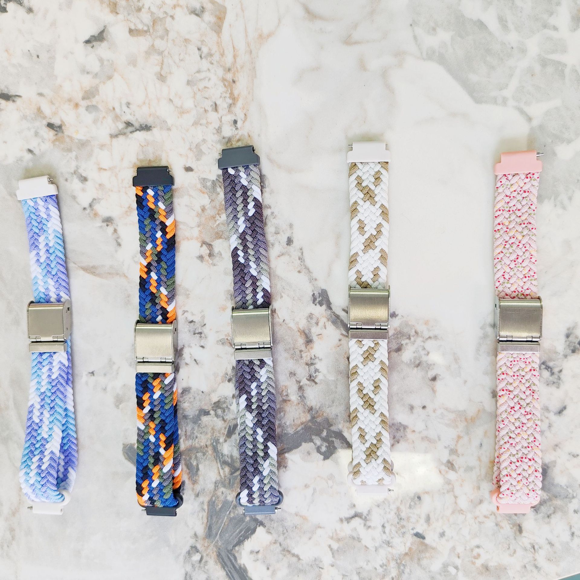 Nylon Braided Watch Strap for Xiaomi Bracelet Huawei 12mm Fashion Quick Fit Quick Release Cross Border Hot Sale