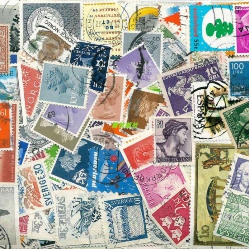 Stamp Recommendation: 100 World Stamps, Non-Repeating Collection, Foreign Dropshipping, Independent Station Wholesale Hot Sale