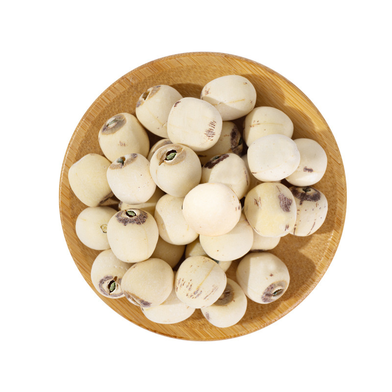 Hunan Lotus Seeds with Core Xiangtan Specialty Xianglian Dry Goods 500g Wholesale Sulfur-Free Microdermabrasion White Lotus Seeds Cored Lotus Seeds