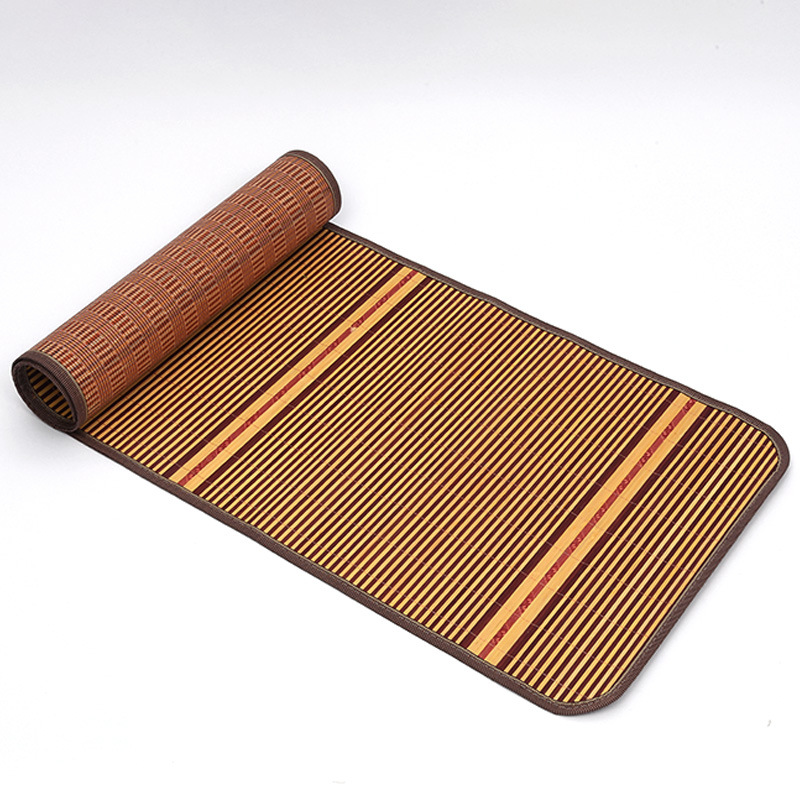 Factory wholesale summer student dormitory bamboo mat mat bunk single bed hotel migrant workers double-sided mat full bamboo
