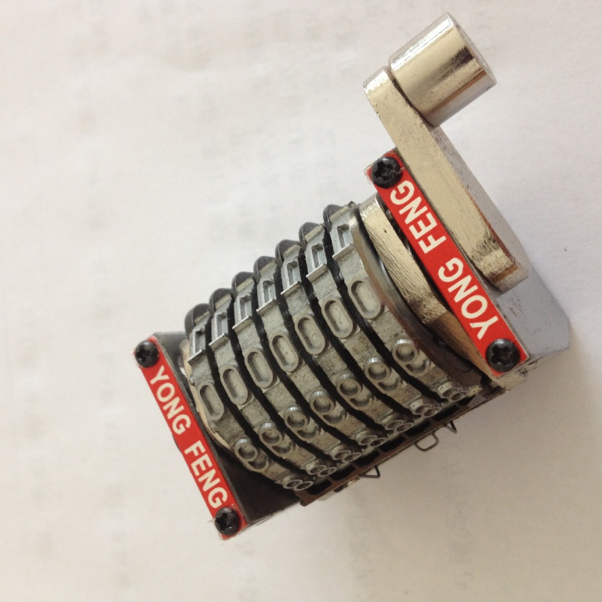 Gto Number Machine 7-Digit 22.3 Model Horizontal, Vertical Hydeburg with Page Machine Number Machine Can Be Traped into Three Digits