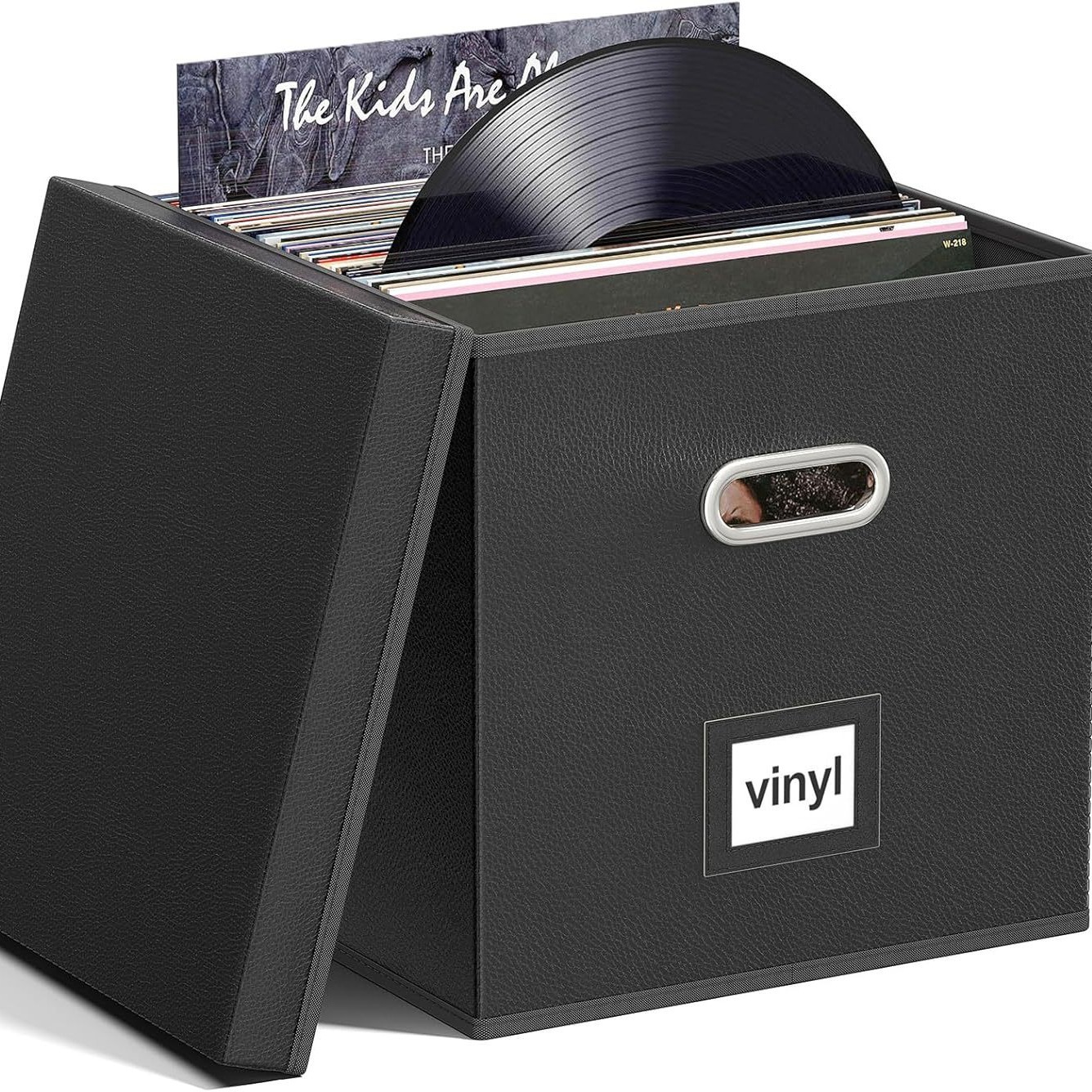 Огнеупорная водонепроницаемая складная коробка для хранения LP, альбомов, CD, паспортов, сертификатов, огнестойкая коробка с крышкой