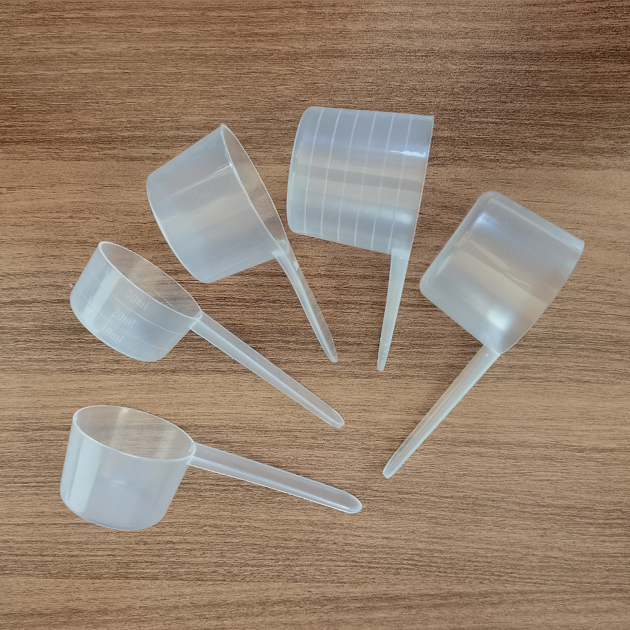 Factory wholesale milk powder spoon quantitative spoon 1g2g3g5g10g15g baking plastic small spoon printed LOGO