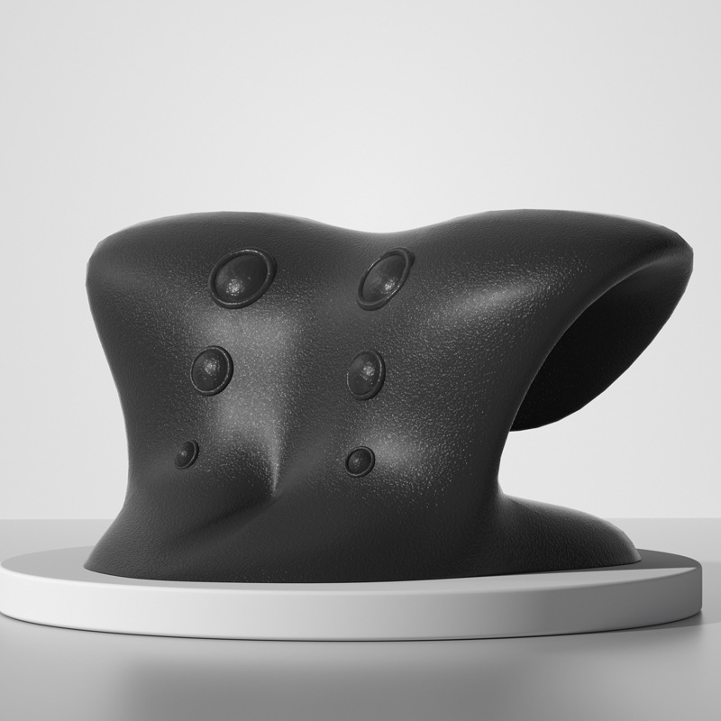 Type C cervical vertebra massage pillow physiological curvature gravity acupressure pillow sleep orthosis home cervical vertebra orthosis pillow massage