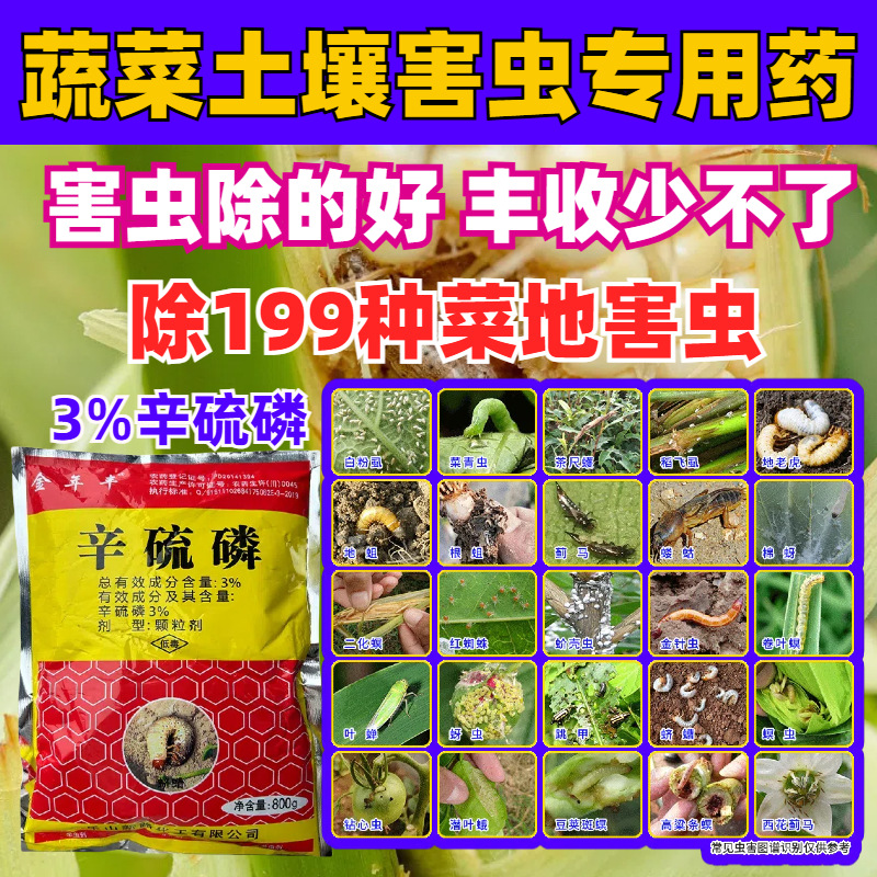 Wholesale Purchase of Phosphamid Insecticide Pesticide Phosphorus Granules for Underground Pests, Cutworms, Earthworms, and Needleworms