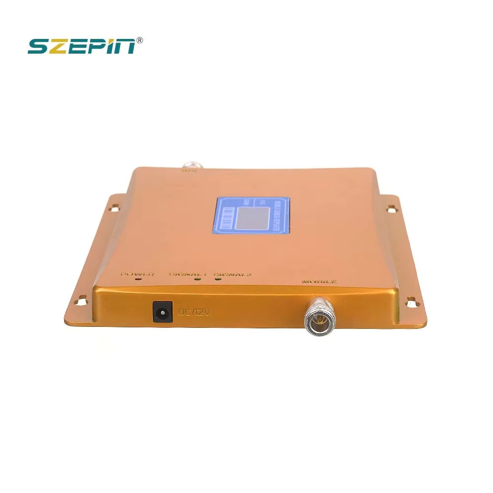 Gold Dual Frequency Display Gsm900 3g2100 2g 3g Mobile Phone Enhanced Reception Amplifier Signal Enhancement