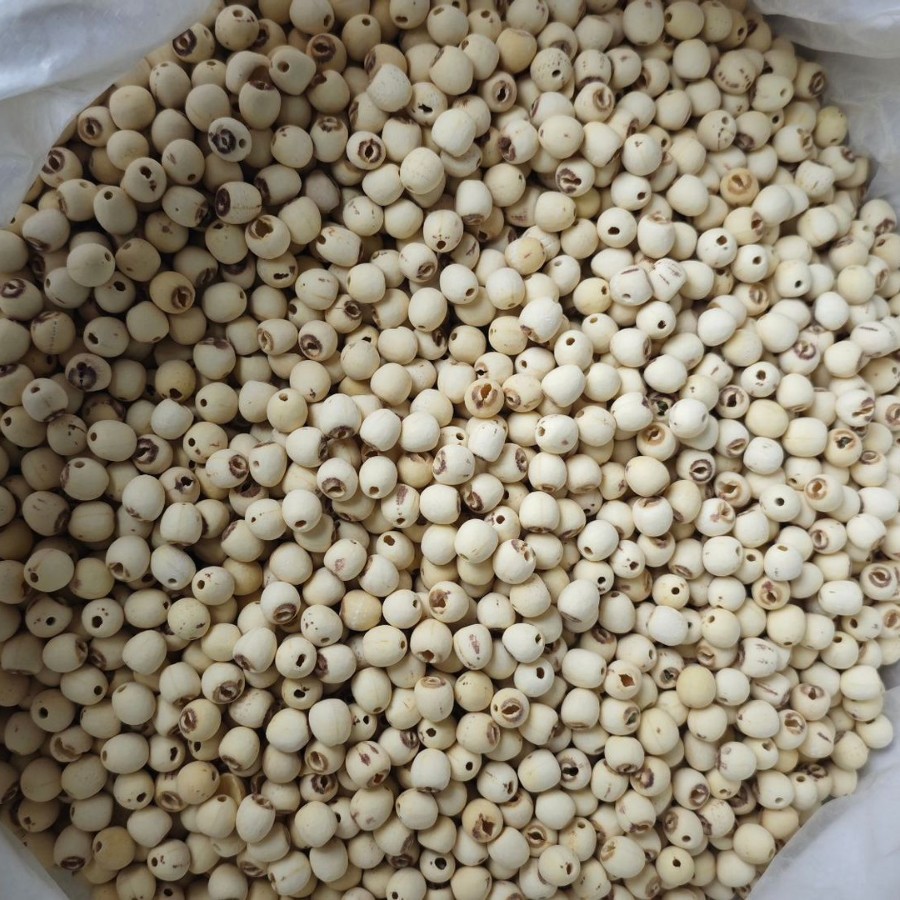 Huiwu Di Coreless Peeled White Lotus Seeds, Dried Goods, Freshly Peeled and Coreless Lotus Seeds, Bulk, Sulfur-Free, Direct from the Source Factory