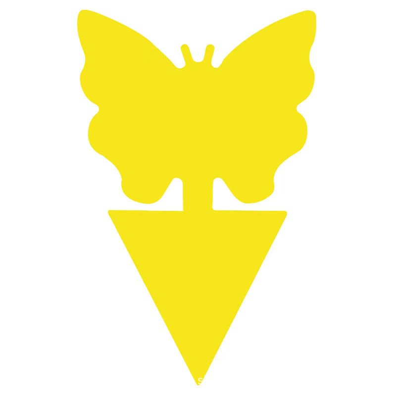 Cross-Border Foreign Trade Amazon Sticky Insect Trap Board Flower Yellow Board Flower-Shaped Insect Trap Insect Trap Board Garden Essentials