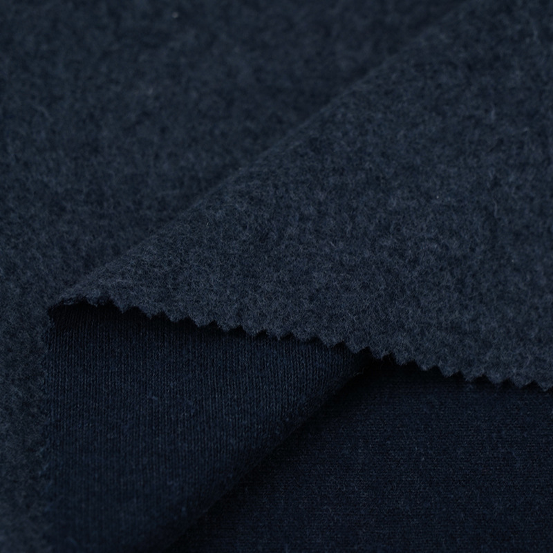 Jinlima hemp wholesale 350g hemp knitted sweater fabric autumn and winter recycled fiber fabric Tencel and flannel