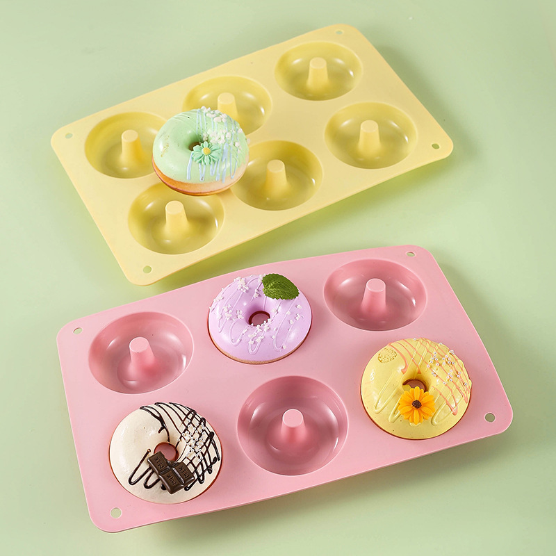 Food Grade Donut Mold Easy to Demold Baoma Student Kitchen Tools Home Cake Mold Cross Border
