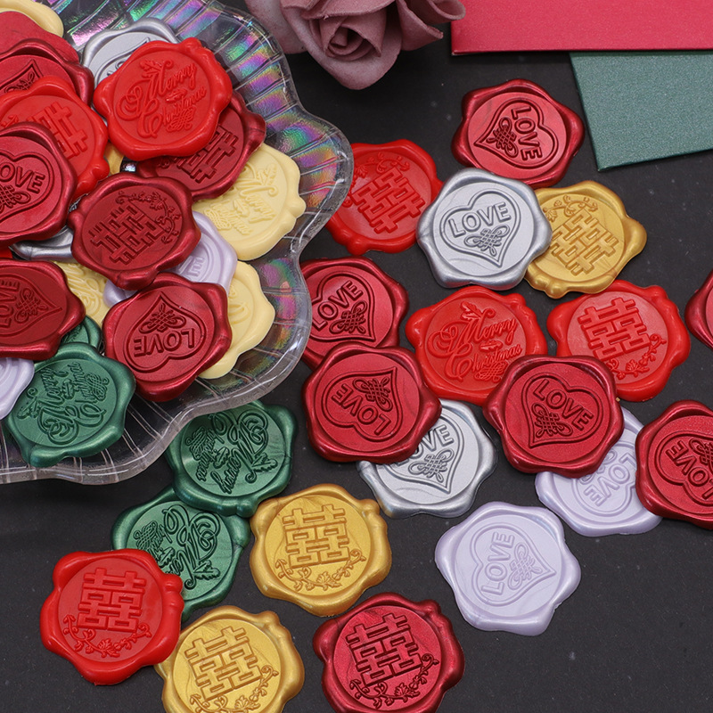 Fire paint wax label ready-made 10 minimum order vintage fire paint sealing label label fire paint cover seal wax paste paint print