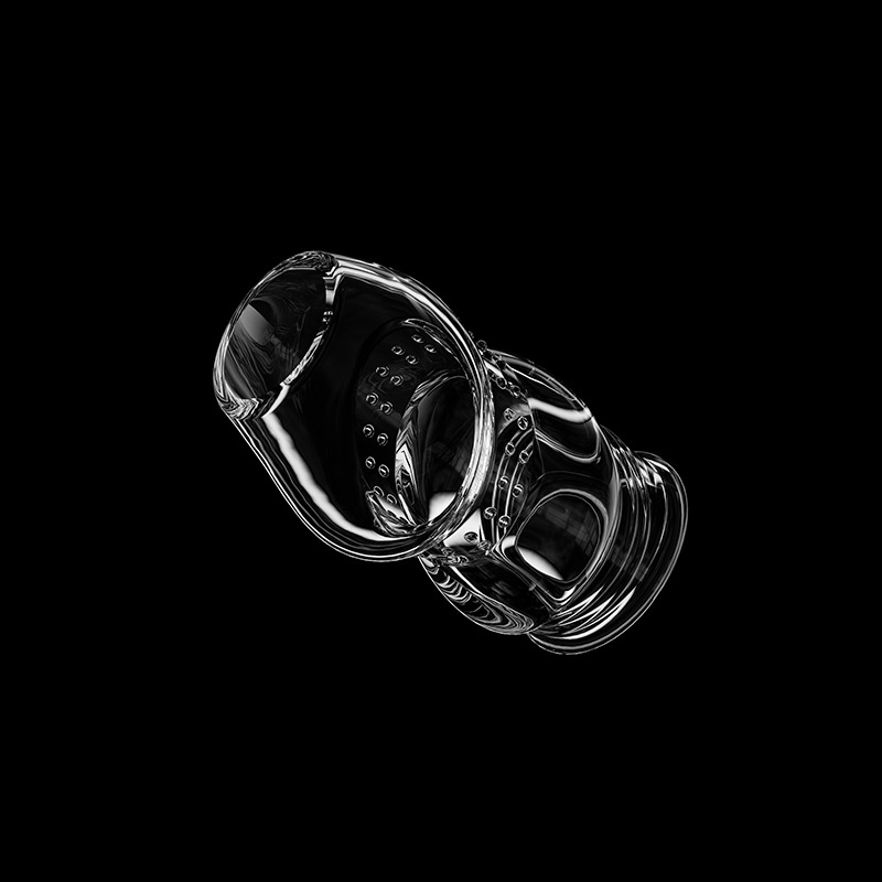 Mystery Men's Double Ring Thickened Glans Sleeve (Price Limit 9.9) Box Size: 459 Pieces/Box