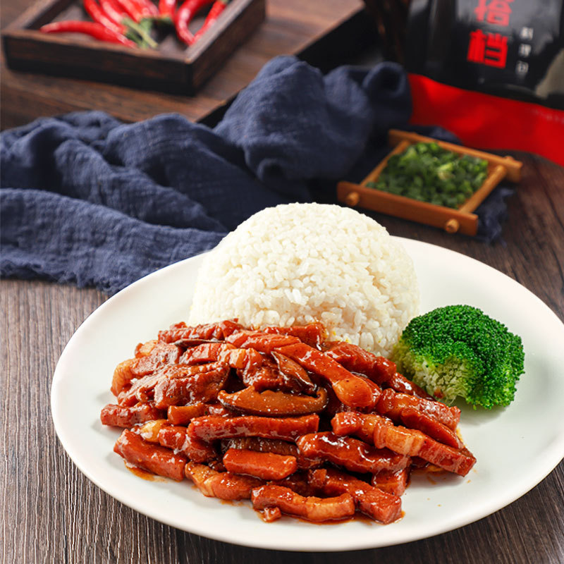 Gu Yan Gai Po Rice Frozen Semi-finished Table Marinated Meat 200g Fast Food Cooking Bag Fast Food Commercial Take-out Cooking Bag