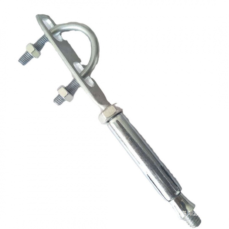 Natural Gas Pipeline Fixed Bracket Galvanized Expansion Bracket Light Rod Bracket U-Shaped Screw Pipe Clamp Hoop 4 Points 6 Points