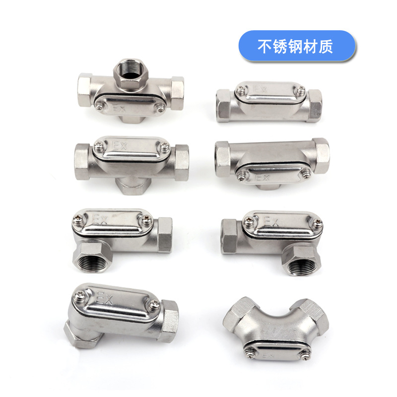 Explosion-Proof Junction Box 304 Cable Gland Box 316 Custom Metric m Thread Npt Junction Box Explosion-Proof Box for Hazardous Locations