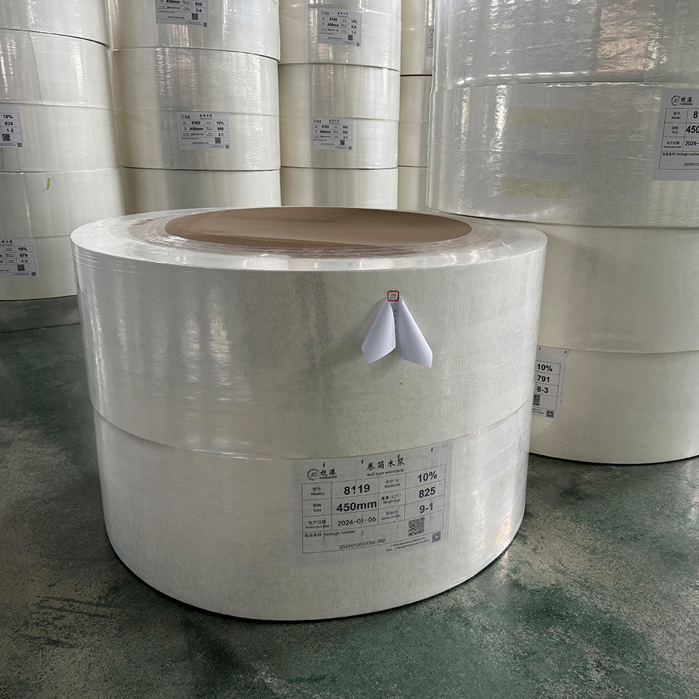 Флотационная целлюлоза домашняя необработанная рулонная флотационная целлюлоза Флотационная целлюлоза Спот Гуанси Ханганг