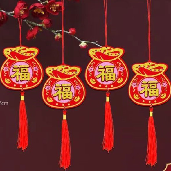 2025 Spring Festival New Year's Eve Housewarming Home Festive Year of the Snake Small Pendant Pendant Bonsai Arrangement Decorative Pendant