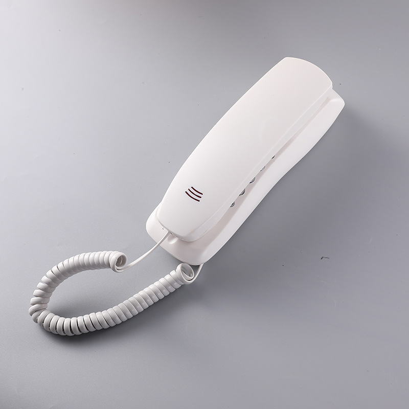 Foreign Trade B628 Small Extension Small Hang-Up Solid Color Telephone Button Wall-Mounted Telephone Wall Phone