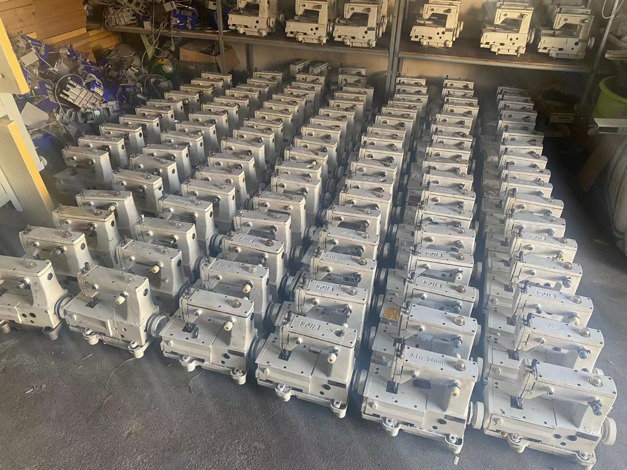 Большая партия б/у машин для производства перчаток с швейной машиной для перчаток, антистатические перчатки, оборудование для перчаток