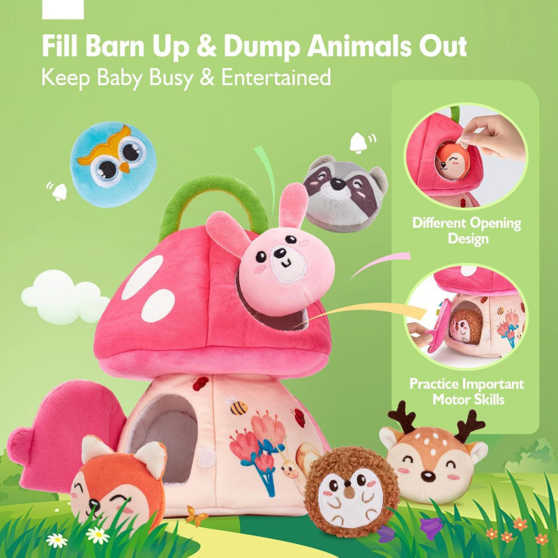 Amazon New Plush Toy Doll Mini Blind Box Farmhouse Box Small House Doll