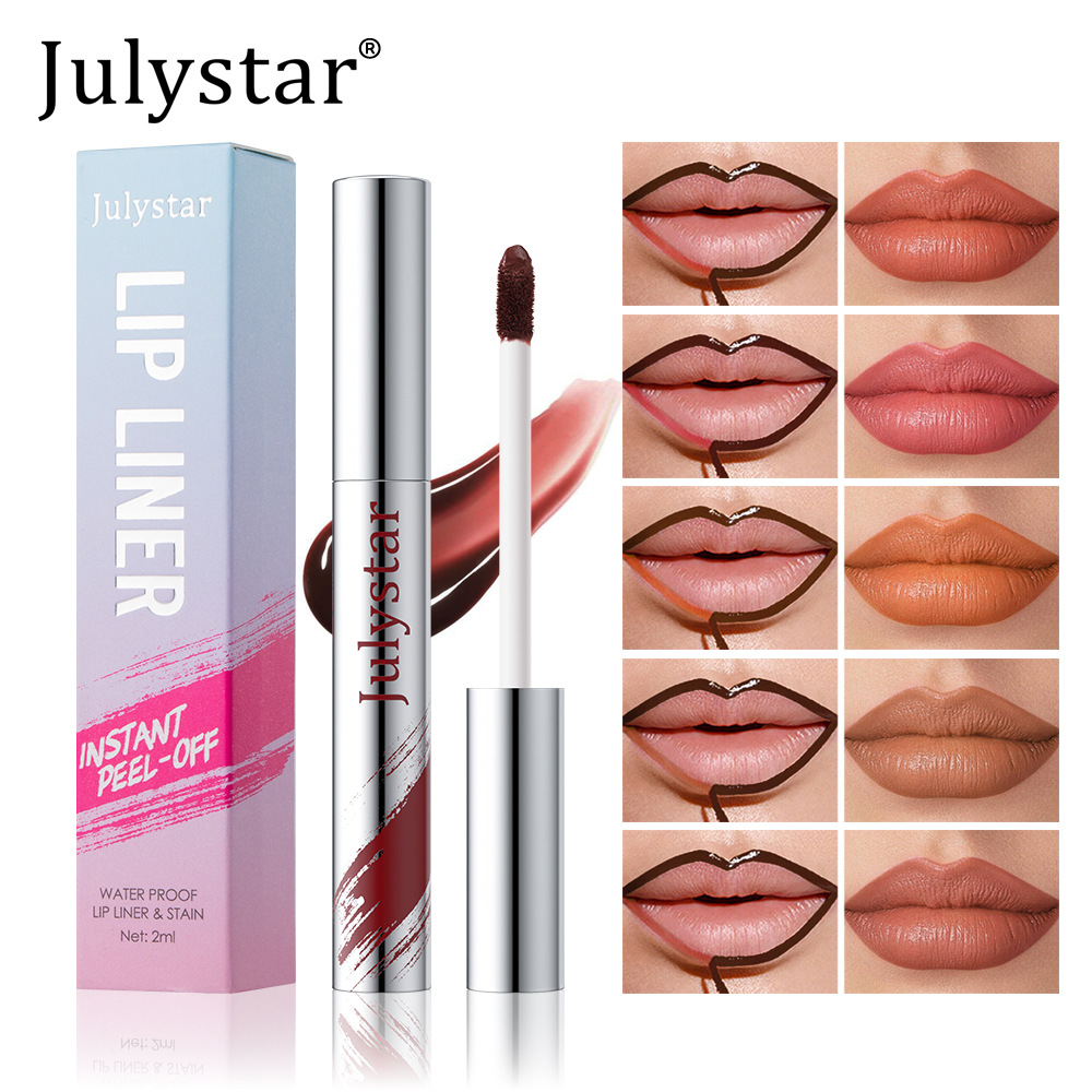 Peel-Off Lip Liner, Peel-Off Lip Liner, Matte, Not Easy to Smudge, Hook Line Lip Pencil, Makeup Pen Wholesale