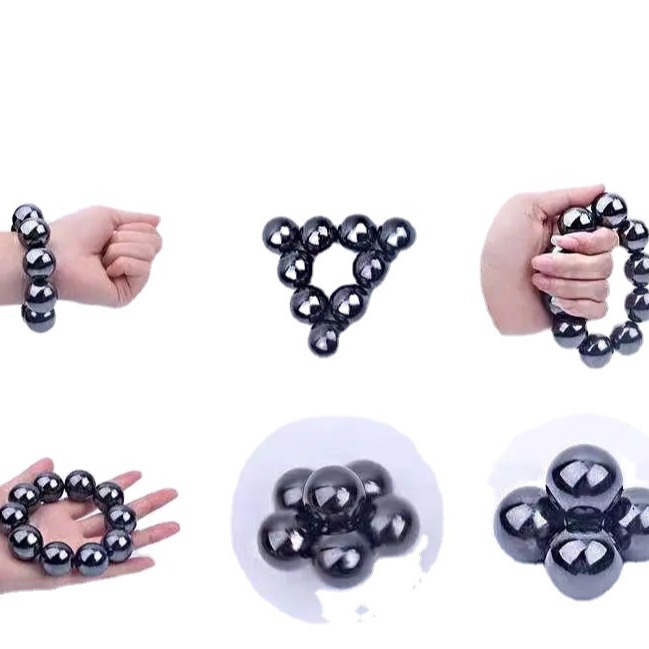 Special-Shaped Magnet Toy Magnet Strong Magnetic Rugby Round Oval Magnet Ball Kidsren's Educational Toy