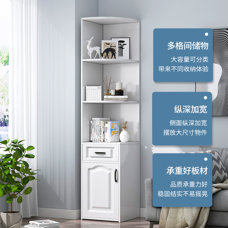 Corner Cabinet Storage Rack Corner Corner Cabinet Triangle Right Angle Corner Cabinet Bedroom Restaurant Corner Storage Storage Cabinet