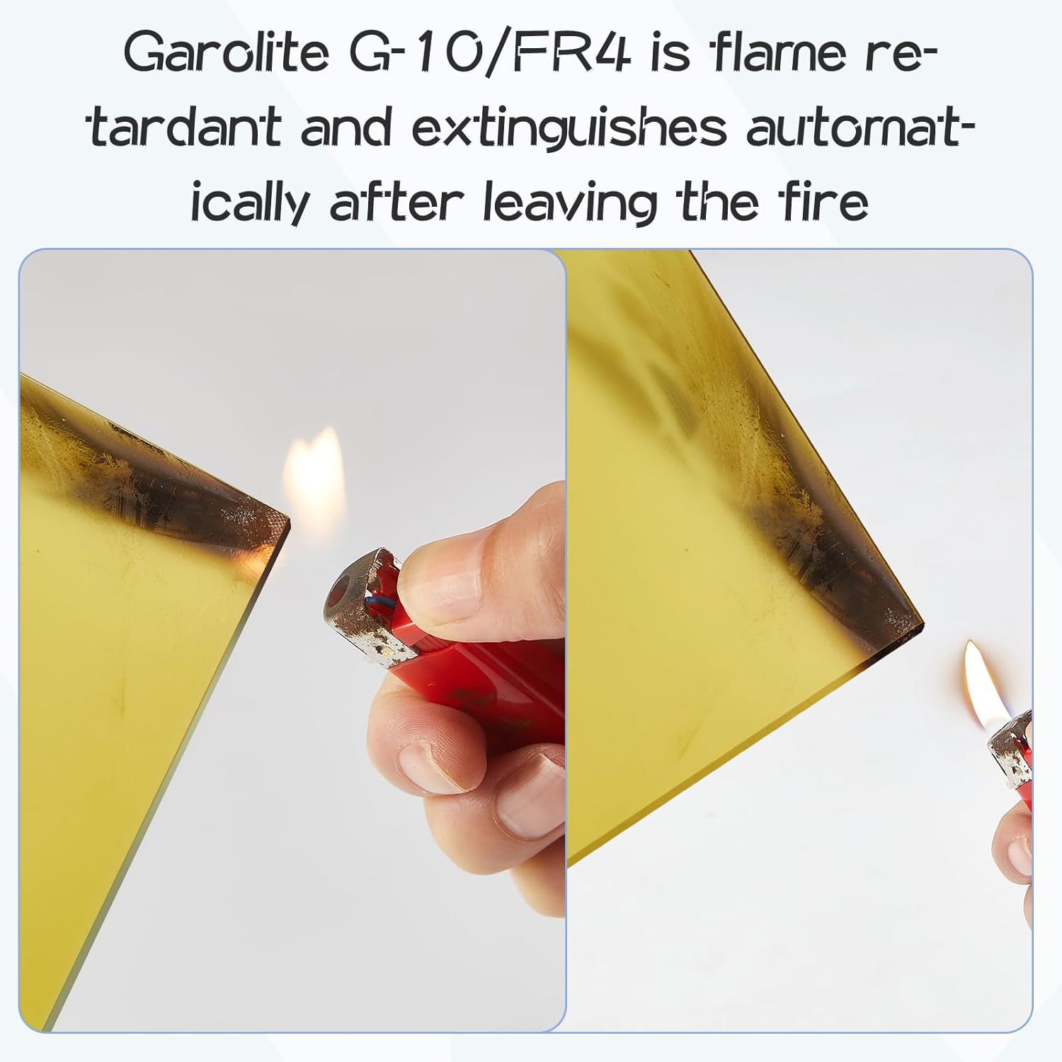 Cross-Border 3240 Yellow Epoxy Board G10 Board Lithium Battery Insulation High Temperature Resistant Processing Engraving Distribution Box Insulation Board