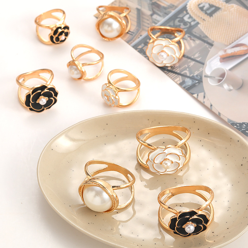 Popular Camellia fashion all-match simple coat buckle clothes knotted scarf shawl shirt T-shirt scarf buckle