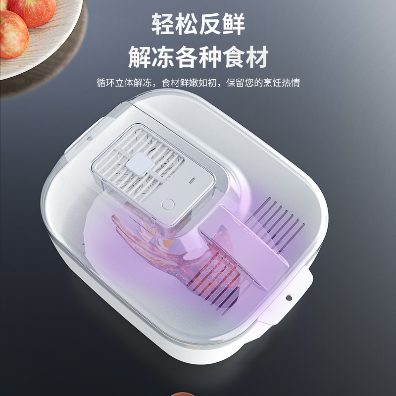 New Four-In-One Thawing Machine for Home Kitchen, Rapid Thawing Food, Meat Steak, Constant Temperature Preservation and Ice Artifact