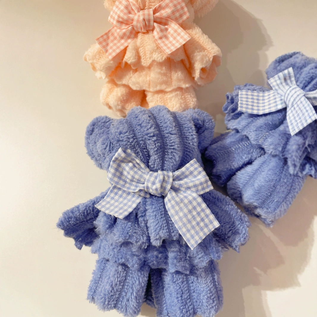 Coral Velvet Bear Towel Souvenir Wedding Celebration Shop Opening Event Small Gift Kindergarten Small Gift Wholesale