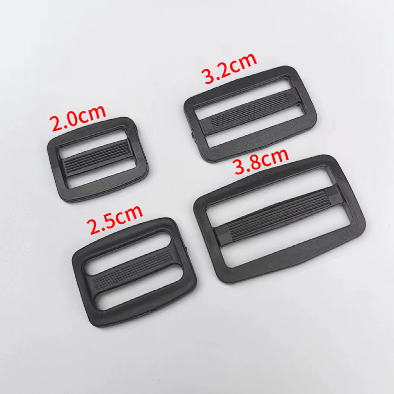 Plastic Buckles Are Available in Stock 1-5cm Luggage Accessories Japanese Buckles Three-Speed Adjustment Buckles Color Backpack Buckles Wholesale